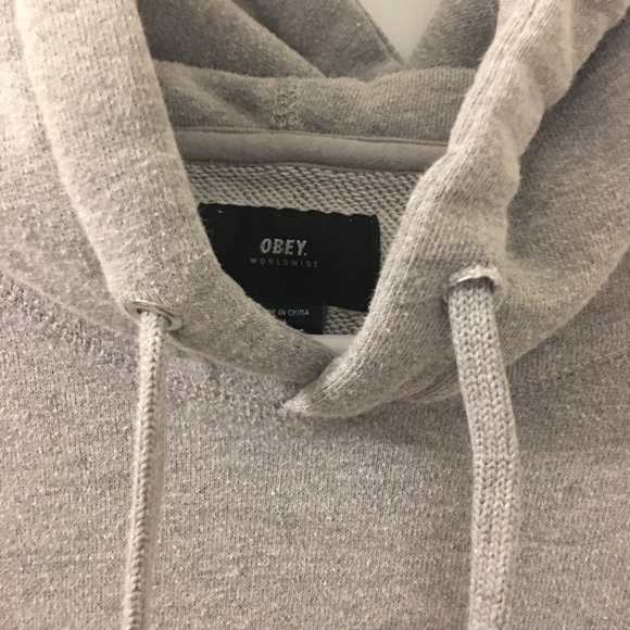 ❌SOLD❌Obey Pullover Hoodie | Gray | Men’s XL - Picture 8 of 8
